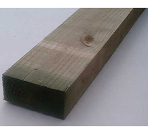 4.8m x 70mm x 45mm Whitewood Regularised & GREEN Treated C16